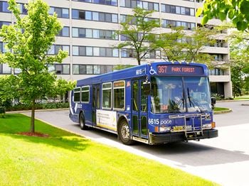 On-site parking and public transit